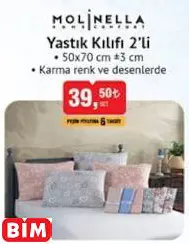 MOLİNELLA YASTIK KILIFI 2’Lİ MOLİNELLA YASTIK KILIFI 2’Lİ